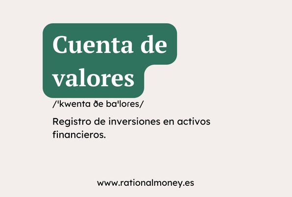 Cuenta de valores