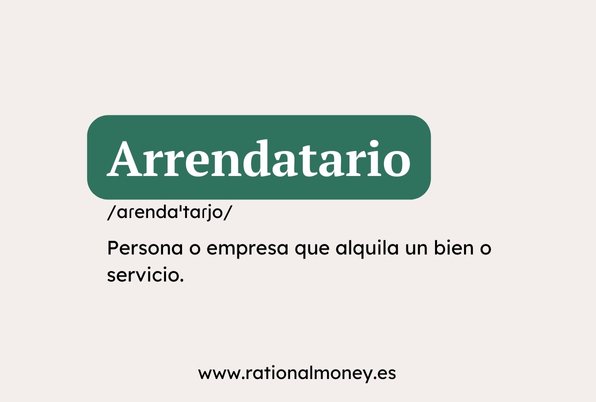 Arrendatario