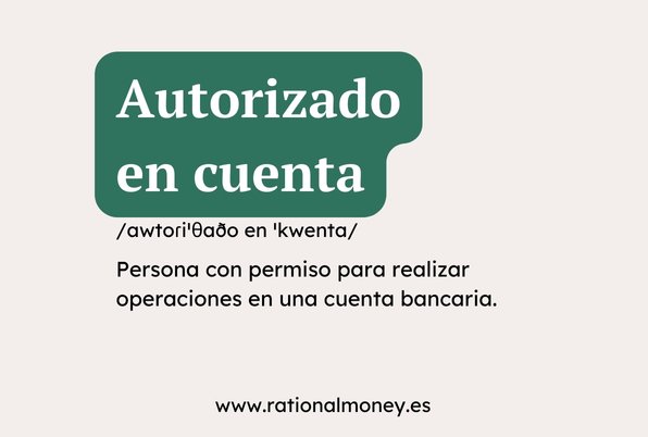 Autorizado en cuenta