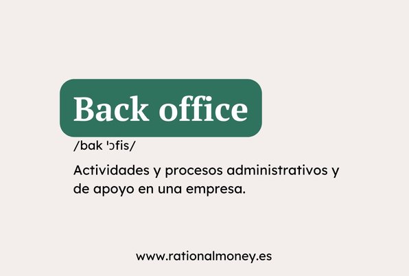 Back office