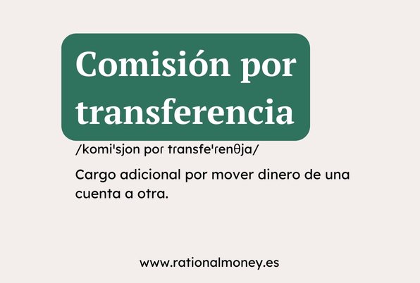 Comisión por transferencia