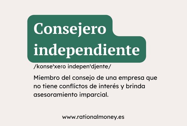 Consejero independiente