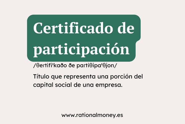 Certificado de participación