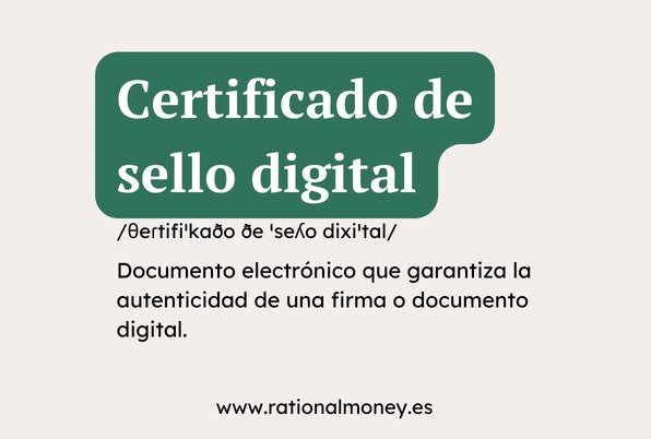 Certificado de sello digital