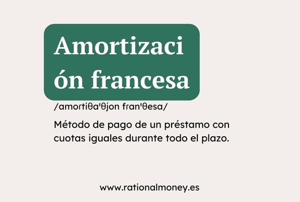 Amortización francesa