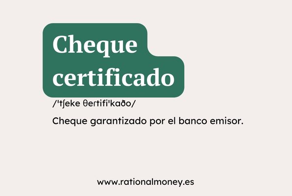 Cheque certificado