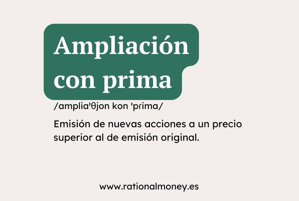 Ampliación con prima